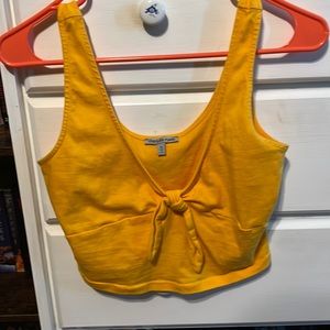 Yellow Crop Top